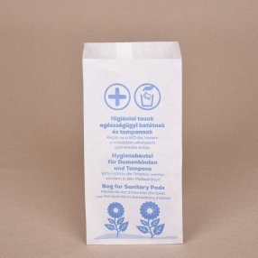 Higiéniai papírzacskó egészségügyi betétekhez és tamponokhoz - 2x100 db