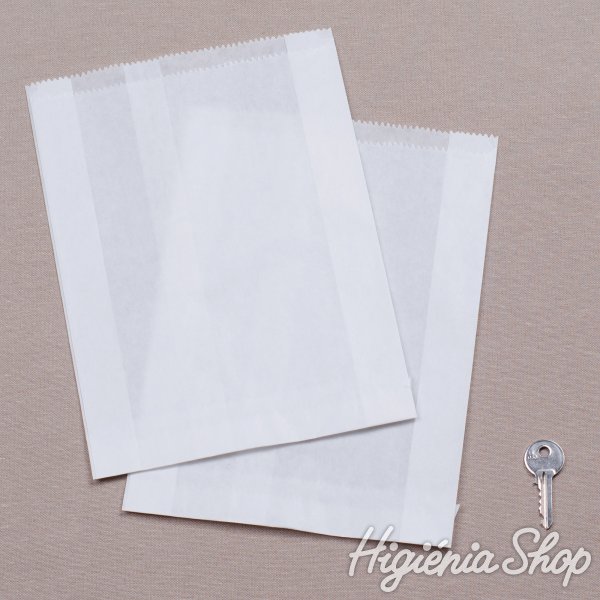 BontaBag Fehér papírzacskó pizzaszelethez - 2000 db