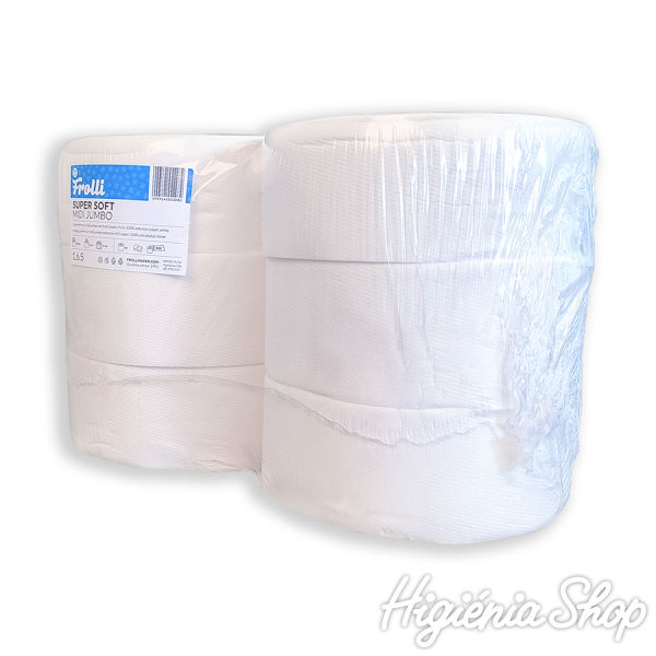 WC Papír Super Soft Midi Jumbo - 2 rétegű - 6 tekercs