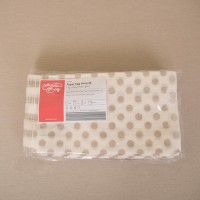 BontaBag 1 kg-os papírtasak antik arany pöttyös design mintával - 200 db